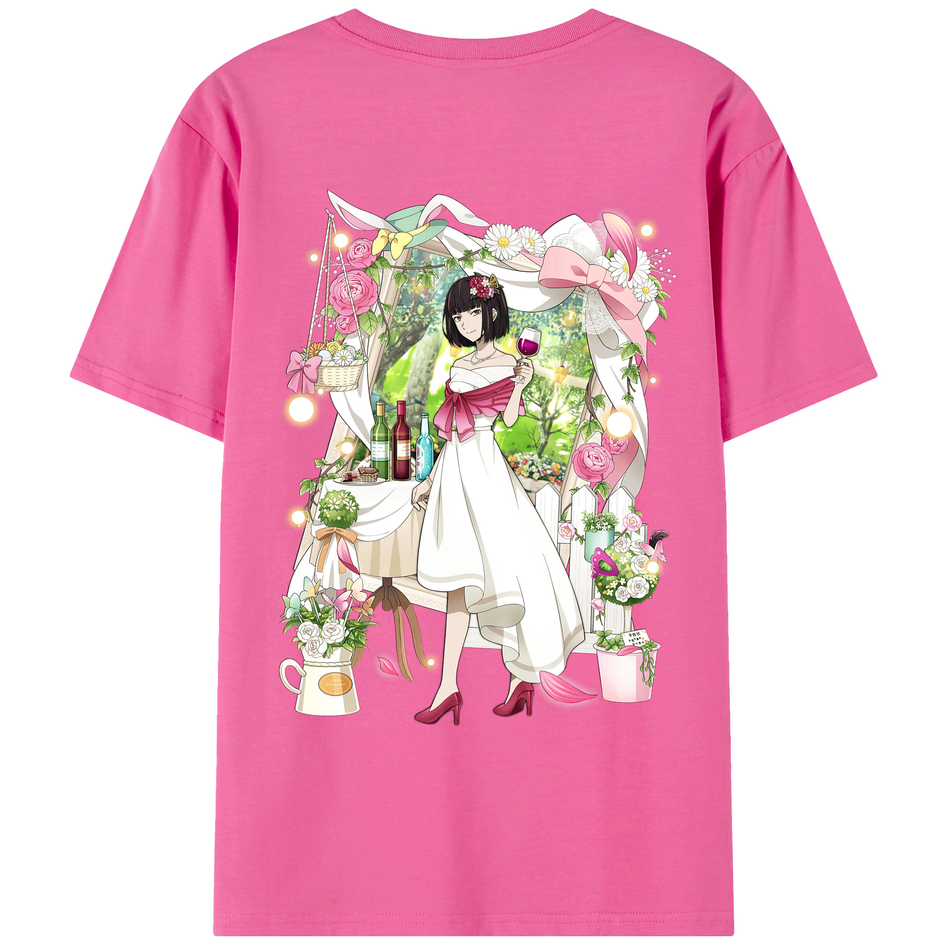 （画像用） 文豪ストレイドッグス Bungo Stray Dogs レディース半袖Tシャツ(バックプリント)